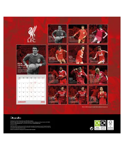 Liverpool FC - zestaw na prezent długopis, kalendarz, pamiętnik 2026