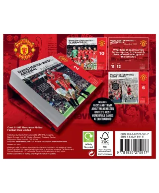 Manchester United - kalendarz zdzierak 2026