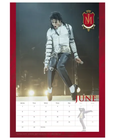 Michael Jackson - kalendarz A3 na 2026 rok