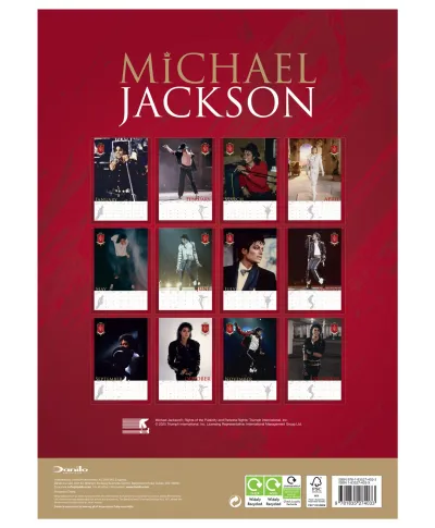 Michael Jackson - kalendarz A3 na 2026 rok