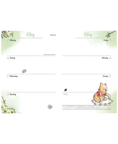 Kubuś Puchatek - kalendarz książkowy A5 2026