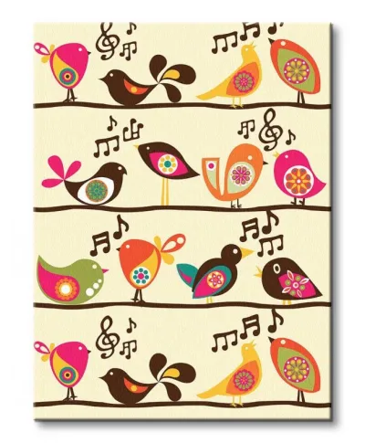 Singing Birds - Obraz na płótnie