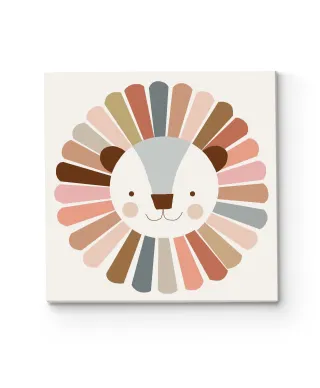 Happy Lion - obraz na płótnie