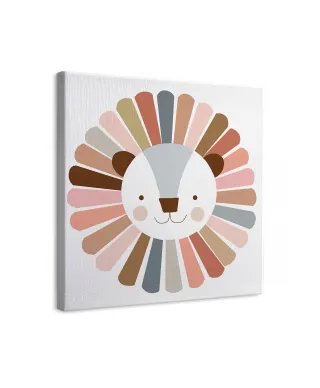 Happy Lion - obraz na płótnie