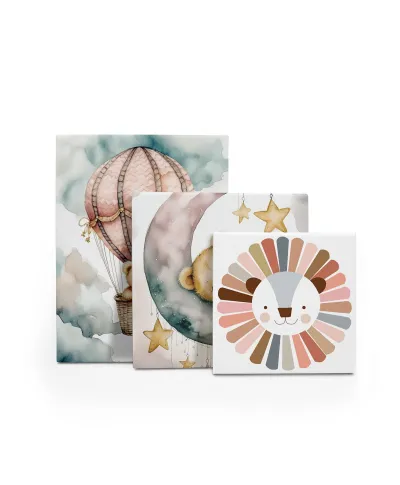 Happy Lion - obraz na płótnie