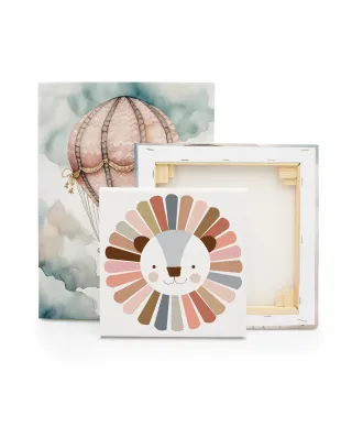 Happy Lion - obraz na płótnie