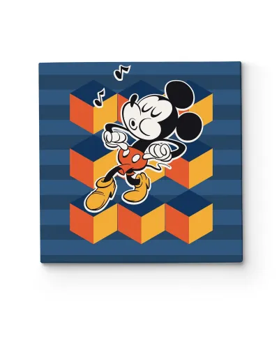 Mickey Mouse Whistlin - obraz na płótnie