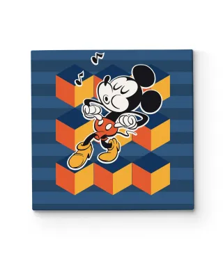 Mickey Mouse Whistlin - obraz na płótnie