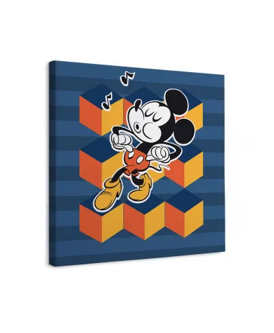 Mickey Mouse Whistlin - obraz na płótnie