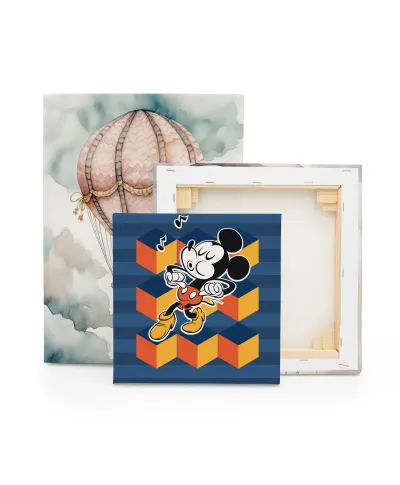 Mickey Mouse Whistlin - obraz na płótnie