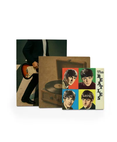 The Beatles Colours - obraz na płótnie