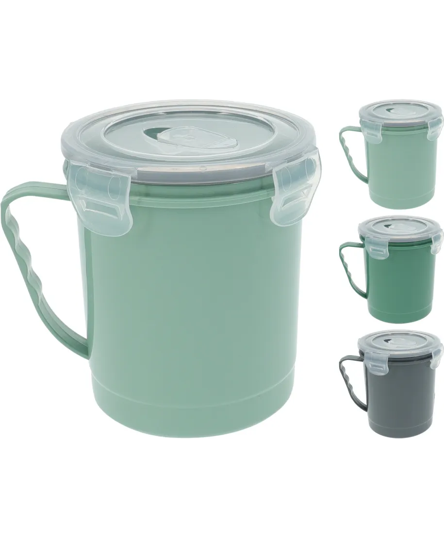 KUBEK DO MIKROFALI 600ML 3ASS CLR