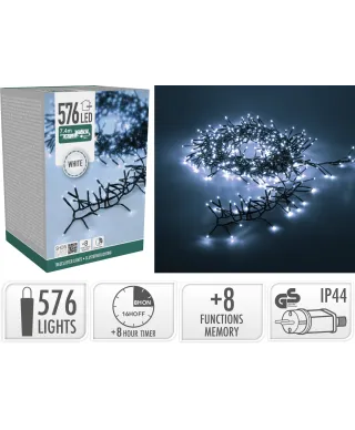 Łańcuch świetlny 576LED BIAŁY