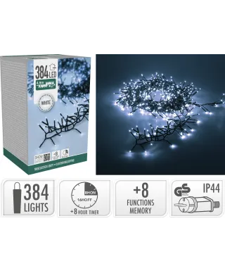Łańcuch świetlny 384LED BIAŁY