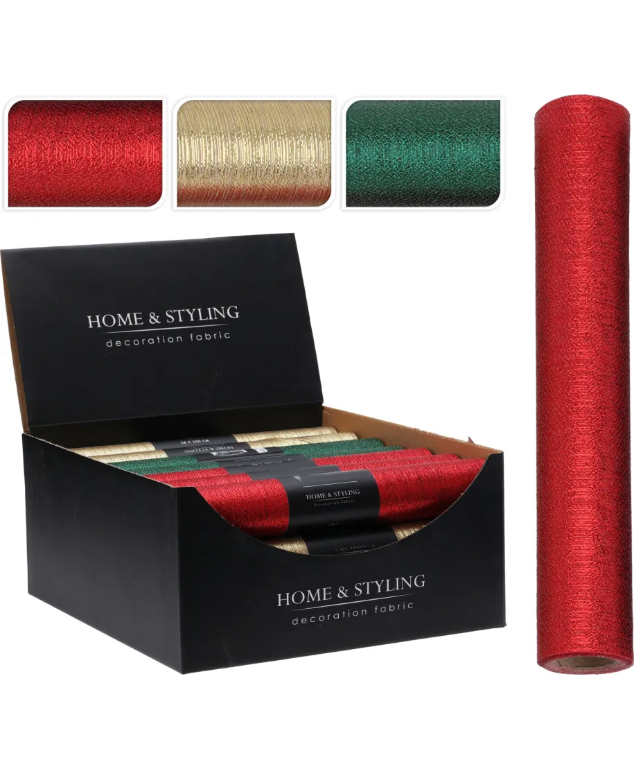 TKANINA dekoracyjna 20X3CM 3 KOLORY