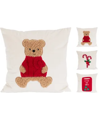 Poduszka 40X40CM WELUR 3ASS