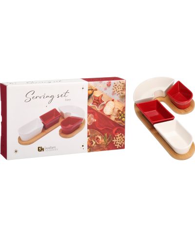 Komplet 5 miseczek w kształcie laski cukowej