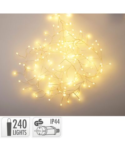 Łańcuch świetlny 240LED WW