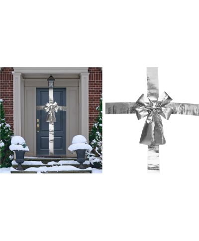 Kokarda na drzwi 33x42cm srebrna