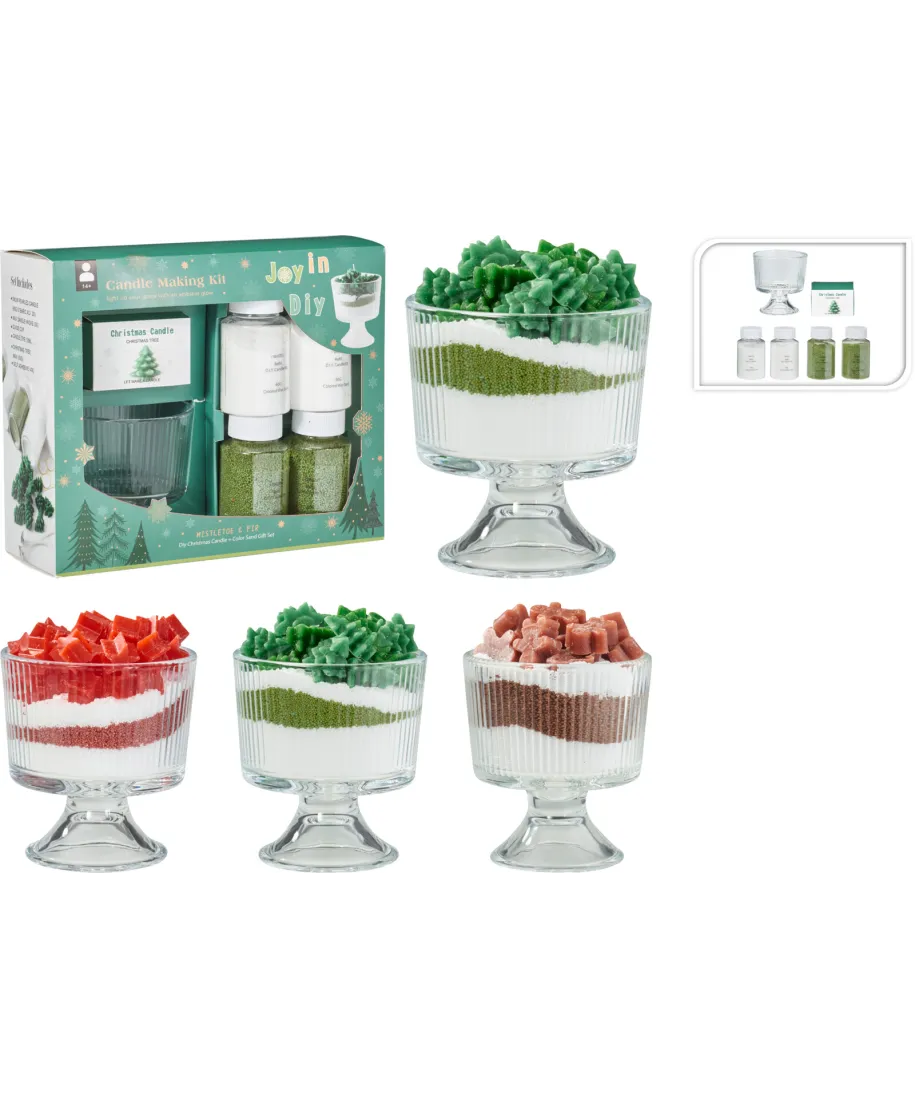 Zrób to sam: Świeca + dekoracje Kaars 3A