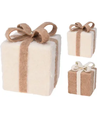 Pudełko prezent ozdobne 19CM 2ASS