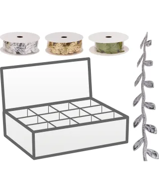 WSTĄŻKA LIŚCIASTA 4M 3 KOLORY