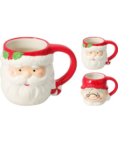 KUBEK ŚWIĘTY MIKOŁAJ 10CM 2ASS