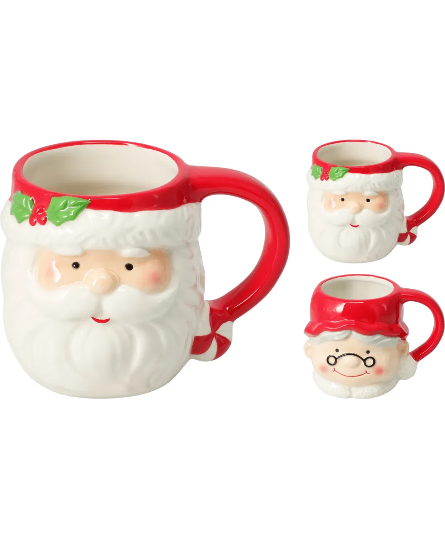 KUBEK ŚWIĘTY MIKOŁAJ 10CM 2ASS