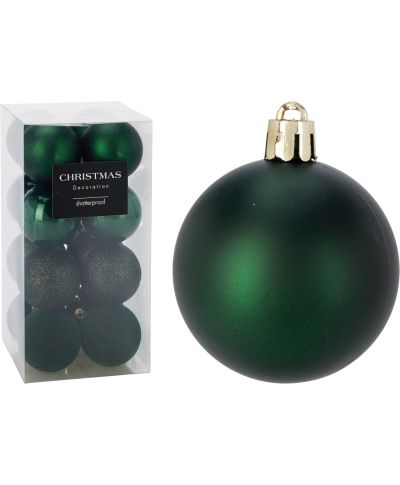 Komplet 16 bombek XMASBALL 6CM ZESTAW 16
