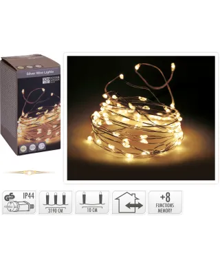 Łańcuch świetlny  320 LED CIEPŁA BIEL