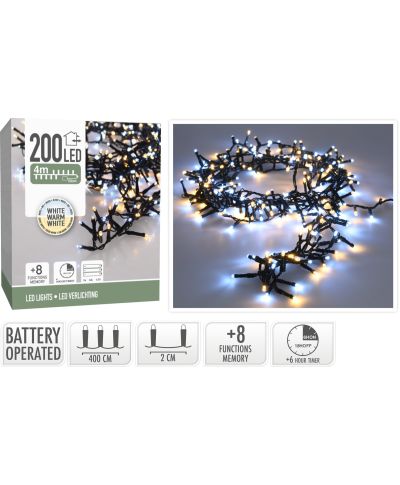 Łańcuch świetlny 200L BIAŁE WW