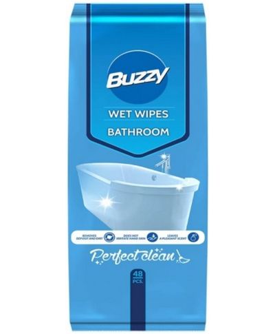 BUZZY Chusteczki nawiliżone do łazienki50sztuk ocean