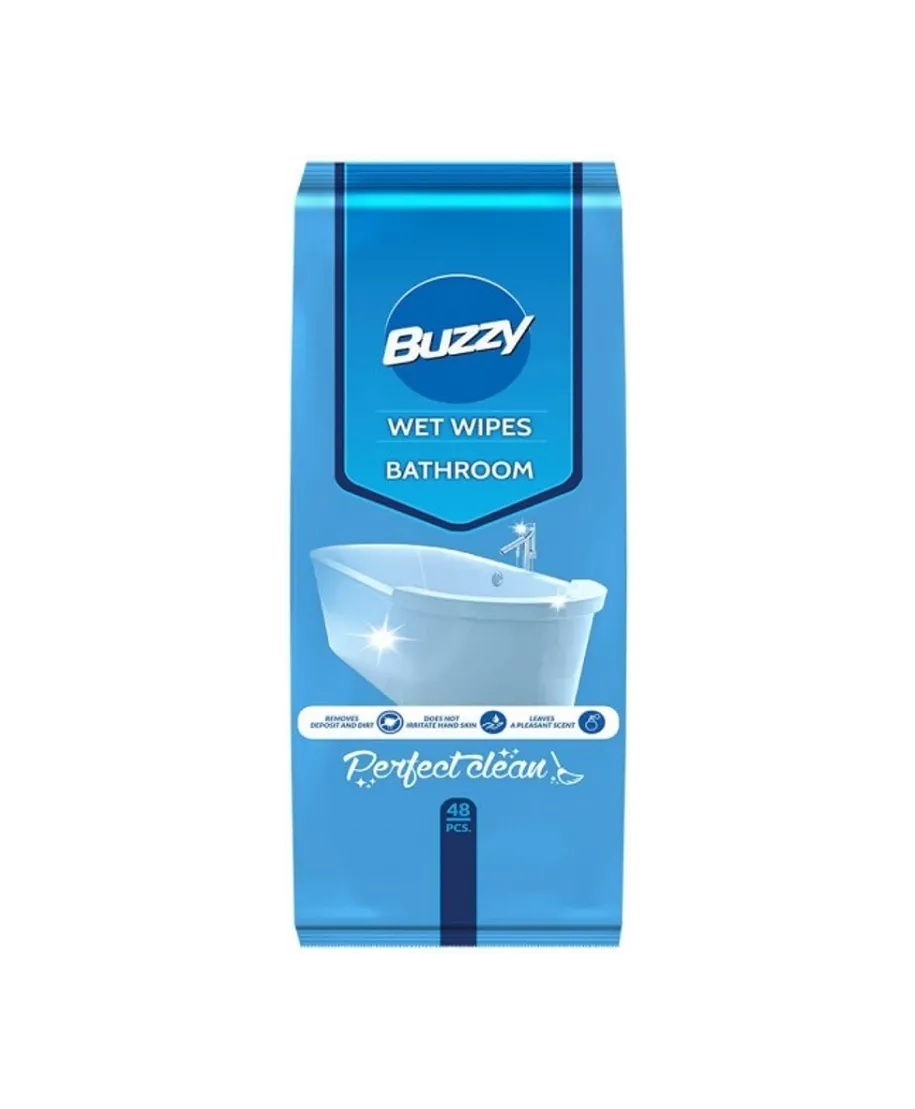 BUZZY Chusteczki nawiliżone do łazienki50sztuk ocean