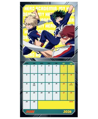 My Hero Academia - kalendarz 2026