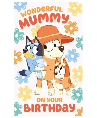 Bluey Mummy - kartka urodzinowa
