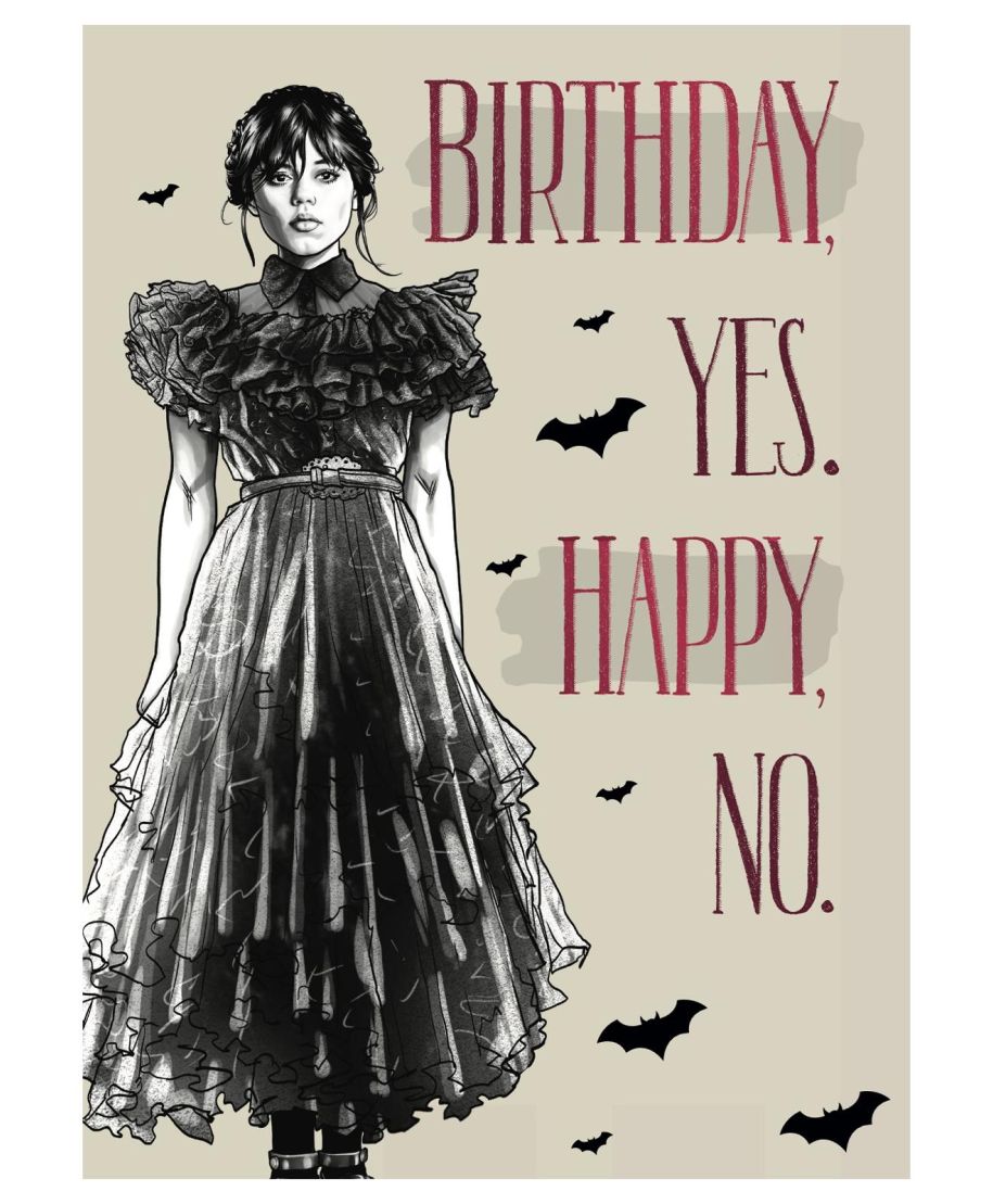 Wednesday - kartka urodzinowa