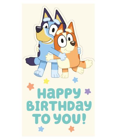Bluey i Bingo - kartka urodzinowa