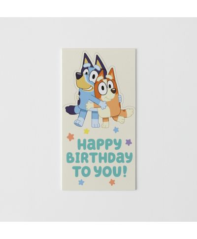 Bluey i Bingo - kartka urodzinowa