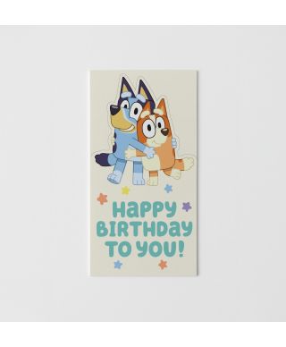 Bluey i Bingo - kartka urodzinowa