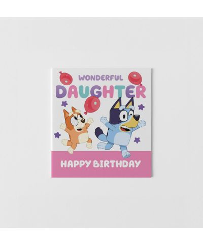 Bluey Daughter - kartka urodzinowa