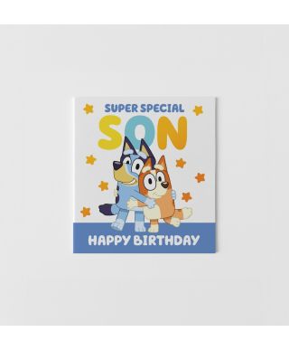 Bluey Birthday - kartka urodzinowa