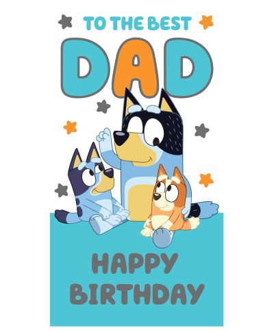 Bluey Dad - kartka urodzinowa