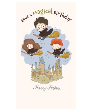 Harry Potter - kartka urodzinowa