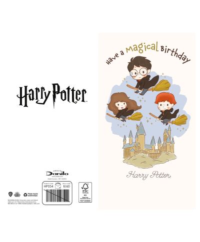 Harry Potter - kartka urodzinowa