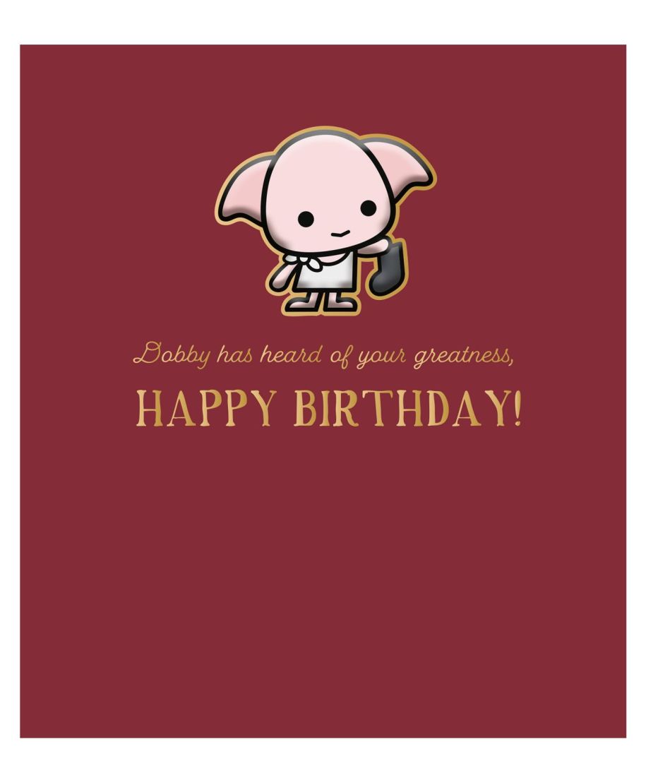 Harry Potter Zgredek - kartka urodzinowa