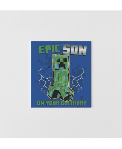 Minecraft Son - kartka urodzinowa