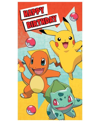 Pokemon - kartka urodzinowa