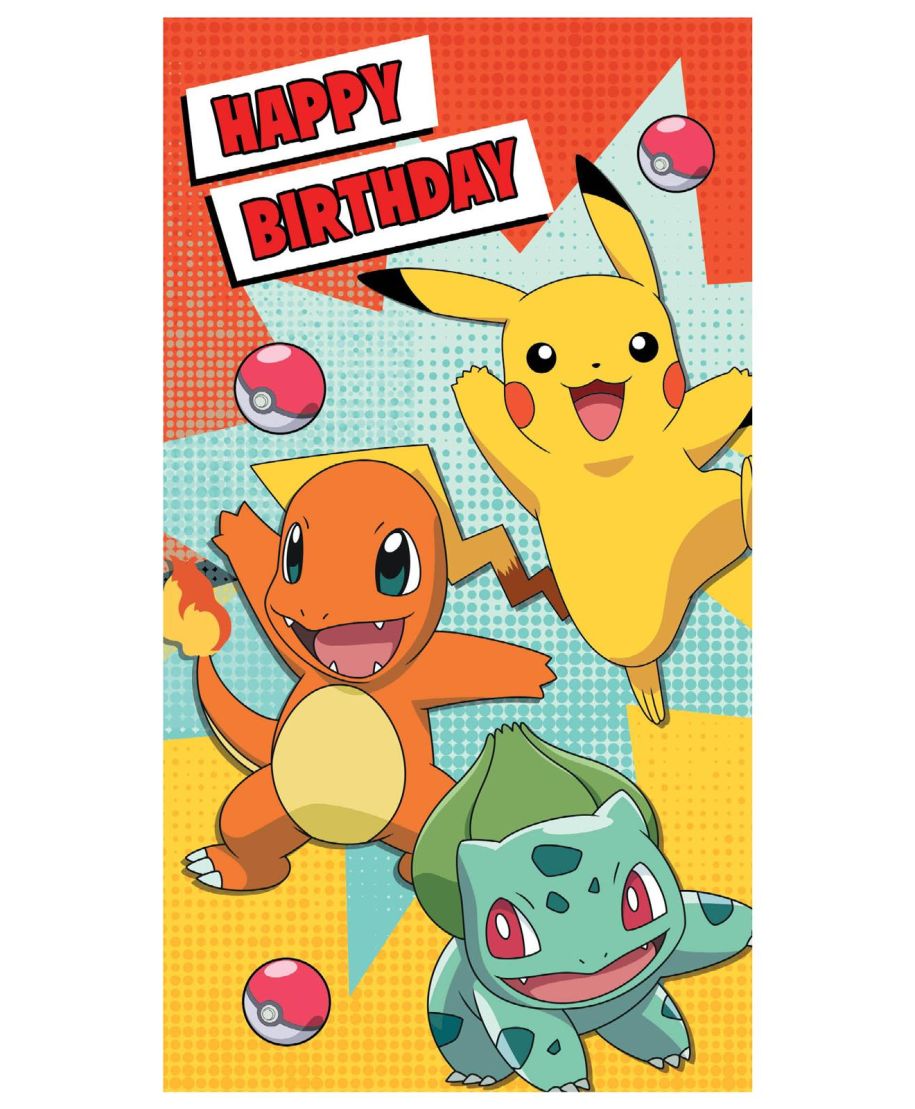 Pokemon - kartka urodzinowa