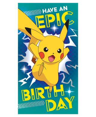 Pokemon - kartka urodzinowa