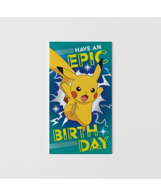 Pokemon - kartka urodzinowa